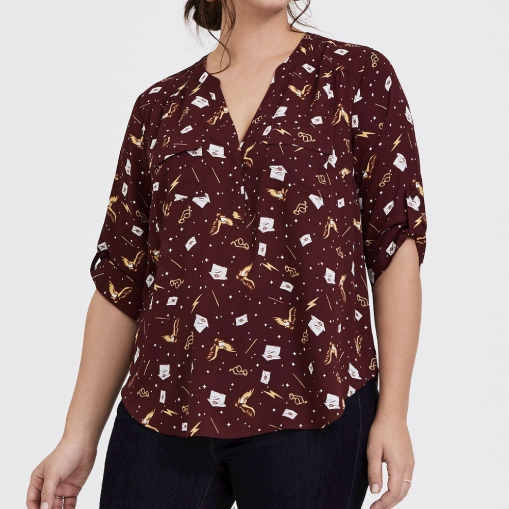 NWT Harry Potter Torrid Blouse